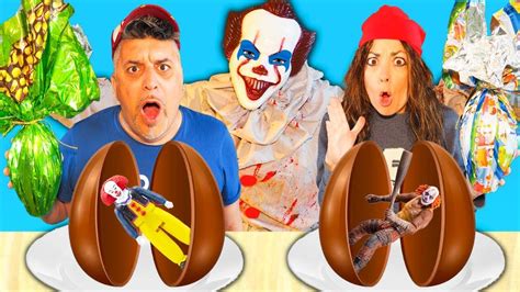 Apriamo Le UOVA Di PASQUA Dei CLOWNS CREEPY SORPRESE INASPETTATE