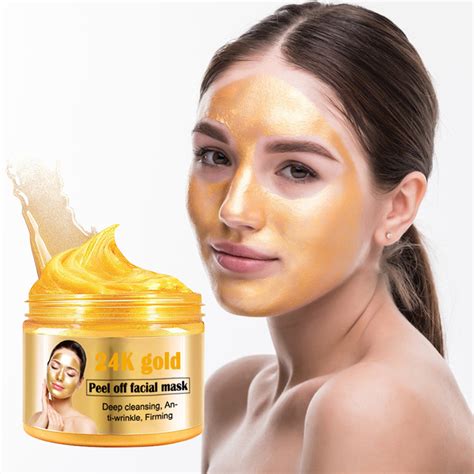 Natural Anti Aging Whitening Organic K Gold Mask Collagen Peeling