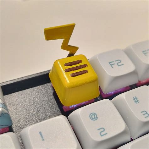 Работа Клавиатура Пикачу, напечатанная в формате 3D • Сделано на 3D ...