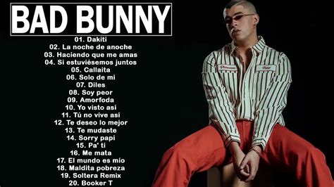 Bad Bunny Mix 2021 Bad Bunny Exitos Sus Mejores Éxitos 2021 Best