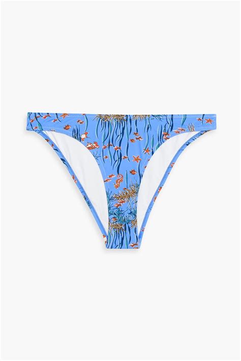 Hvn Printed Bikini Briefs The Outnet