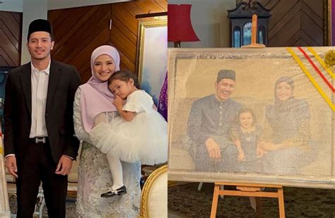 Fazura & Family Receive Special Portrait From The Selangor Royal Family ...