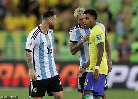 Lionel Messi And Rodrygo S Intense Exchange Unveiled In Full Behind