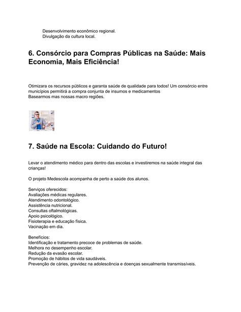 10 Ideias De Propostas De Plano De Governo Para Candidatos A Prefeito PDF