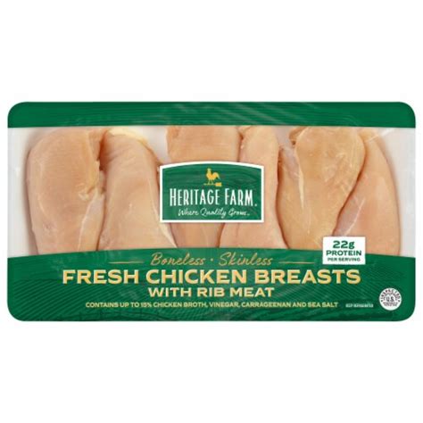 Heritage Farm Boneless Skinless Fresh Chicken Breast Ct Kroger