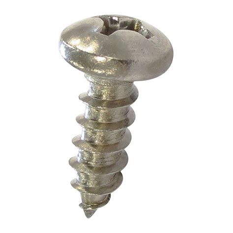 Tornillo Metal Cabeza Redonda Phillips Inoxidable 8 X 34 Tornillo