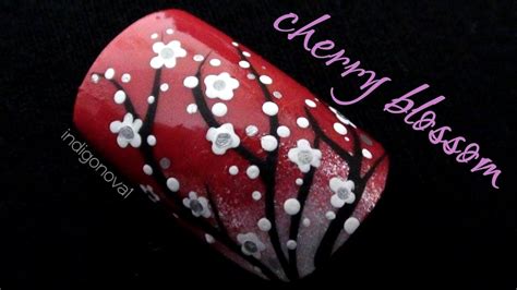 Cherry Blossom Nail Art Tutorial Youtube