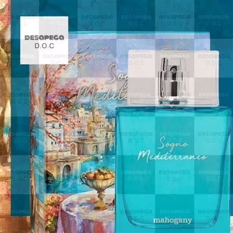 Perfume Sogno Mediterraneo Mahogany Lançamento 2022 Brinde