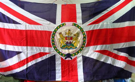 Original Sewn Flag of the Governor of British Colonial Hong Kong - Size ...