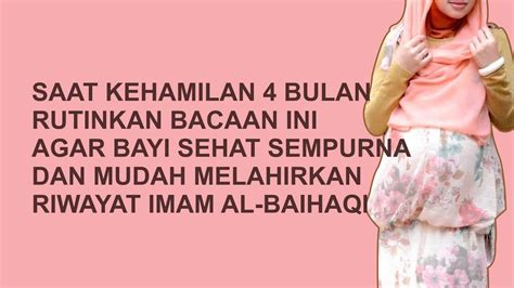 Doa Ibu Hamil Bulan Agar Bayi Sehat Sempurna Dan Mudah Melahirkan