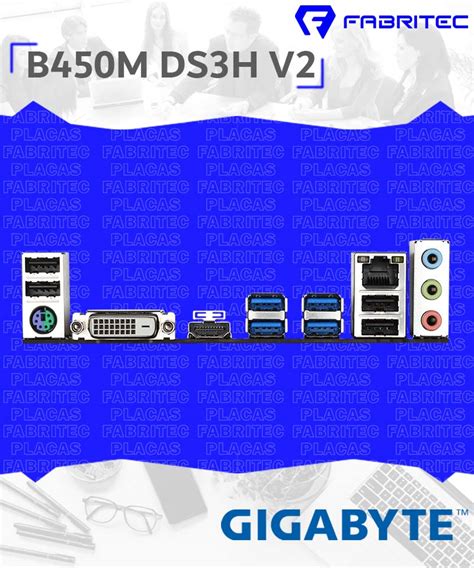 Motherboard Gigabyte B450m Ds3h V2 B450m Ds3h V2 Am4 Corporacion