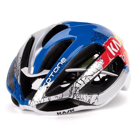 Capacete De Ciclismo Kask Protone Aero Red Bull Bike Helmet Escorrega