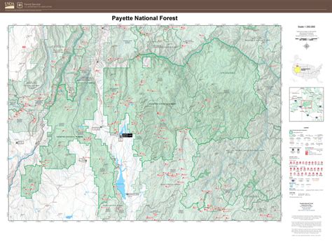 Payette National Forest Map – MyTopo Map Store