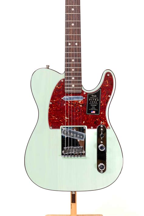 Fender American Ultra Luxe Telecaster Surf Green RW - Shop Now – Petrs ...