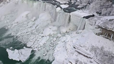 Las Majestuosas Fotos De Las Cataratas Del Niágara Congeladas Infobae