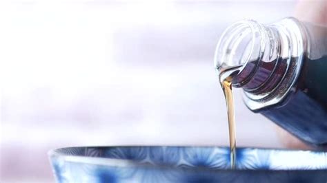 Bottle Of Maple Syrup Pouring Close Up Stock Video Envato Elements