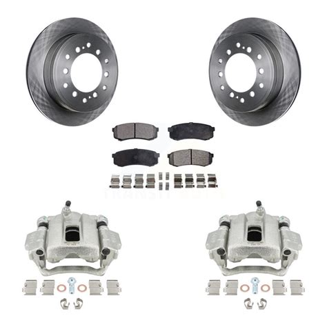 Transit Auto Rear Disc Brake Caliper Rotors And Semi Metallic Pads Kit