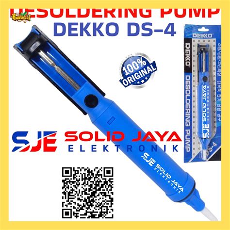 Jual SEDOTAN TIMAH DEKKO DS 04 DS04 DS 04 ATRAKTOR DESOLDERING PUMP