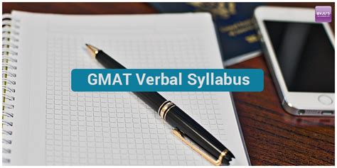 GMAT Verbal Syllabus 2019 - GMAT Exam Structure of Verbal Section