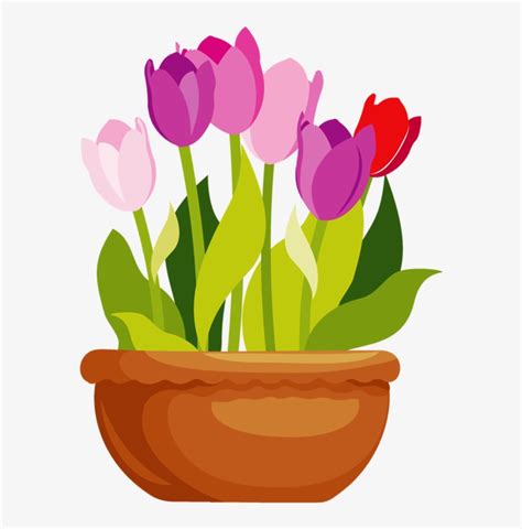 Flower Pot Outline Clip Art At Clker Vector Clip Art Online