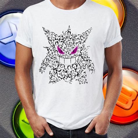 Tribal Gengar Pokemon T Shirt Pokemon T Gengar Pokemon Gengar