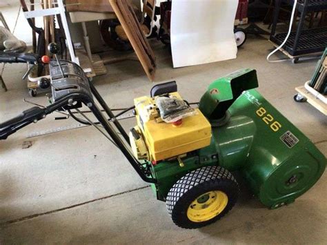 John Deere 826 snow blower - Legacy Auction Company