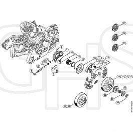 Genuine Stihl MS261 C BE C Oil Pump Clutch GHS