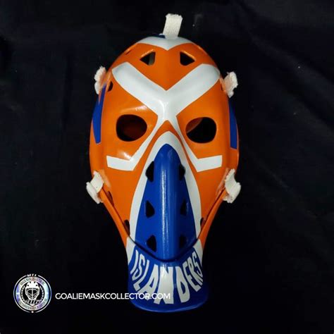 BILLY SMITH UN-SIGNED GOALIE MASK NEW YORK PREMIUM VINTAGE – Goalie ...