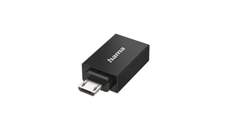 HAMA USB OTG Adapter Micro USB Stecker USB Buchse USB 2 0 480 Mbit