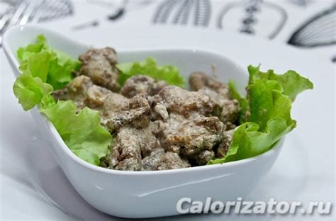 Печень говяжья в кефире - калорийность, состав, описание - Calorizator.ru