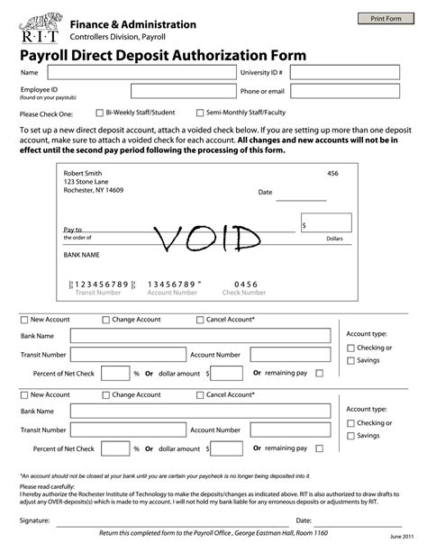 Convert PDF To Fillable Payroll Authorization Form With Us Fastly