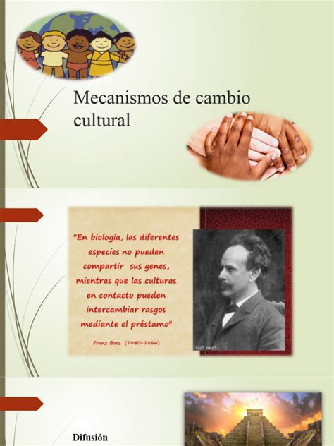 Mecanismos De Cambio Cultural Pdf Asimilacion Cultural Migración Humana