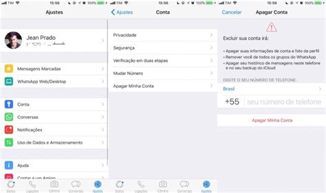 Como Excluir A Conta Do WhatsApp No Android Ou IPhone Celular Tecnoblog