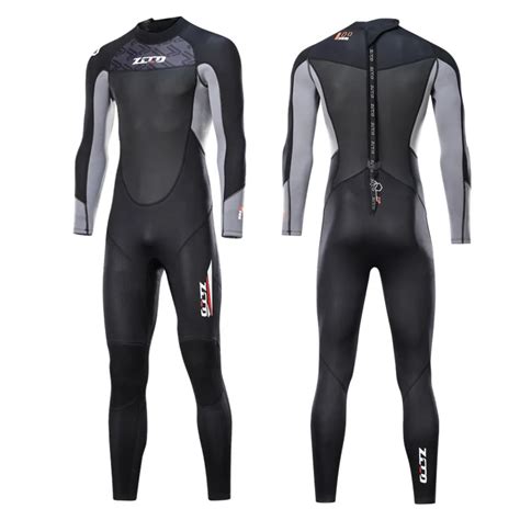 Roupa De Mergulho Completa De Neoprene Masculina Traje De Banho De Mm