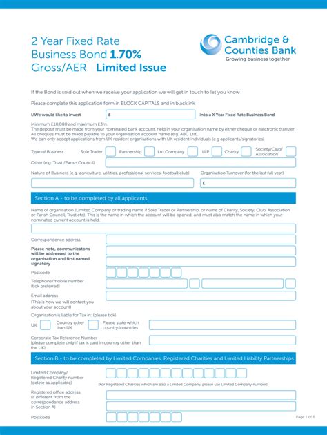 Fillable Online Ccbank Sv Frb Application Form Template