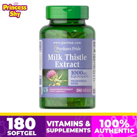 Puritan S Pride Milk Thistle Extract Mg Silymarin