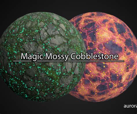 ArtStation - Magic Mossy Cobblestone | Game Assets