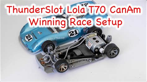 ThunderSlot Lola T70 Mario Andretti Livery CanAm 1 32 Scale Slot Car