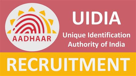 Uidai Recruitment 2024 Salary Up To 75000 Per Month Check Post