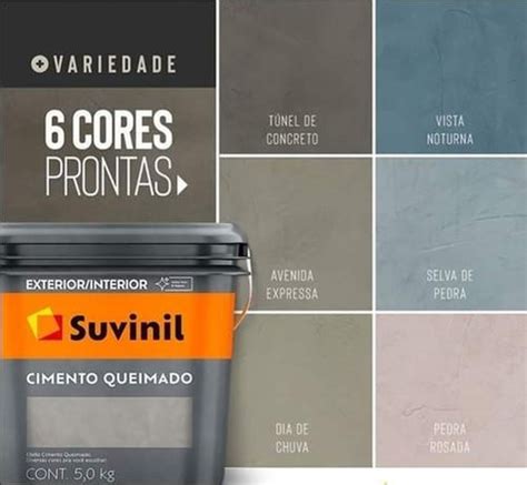 CIMENTO QUEIMADO 5KG SUVINIL TMC Grife Das Tintas