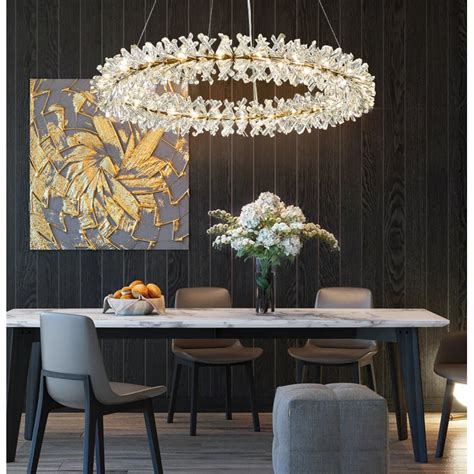 Nordic Light Luxury Crystal Chandelier Dining Room Bedroom Personality