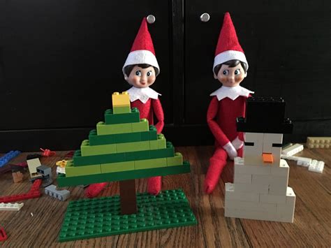 Elf On The Shelf Lego Holiday Idea Christmas Elf Elf Elf Activities