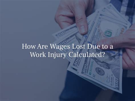 How Are Wages Lost Due To A Work Injury Calculated