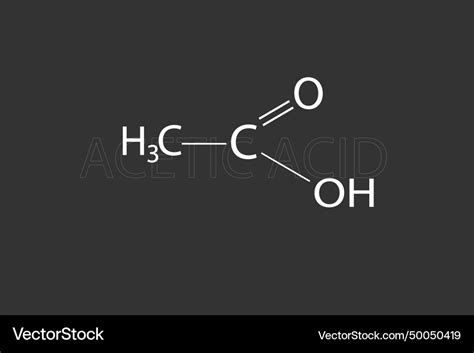 Acetone molecular skeletal chemical formula Vector Image