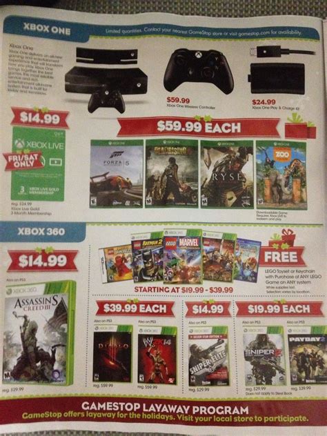 GameStop's leaked Black Friday 2013 deals - full flyer