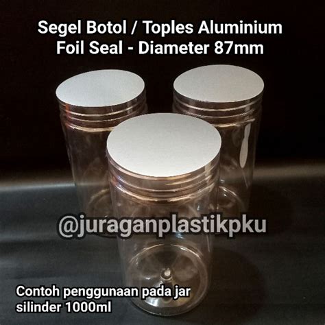 Jual Segel Aluminium Foil 87 Mm Seal Kemasan Toples Jar Tabung