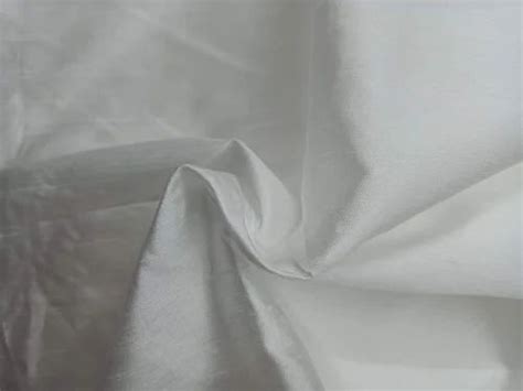 White Plain Viscose Lycra Satin Fabric 44 Inces Packaging Type Packet