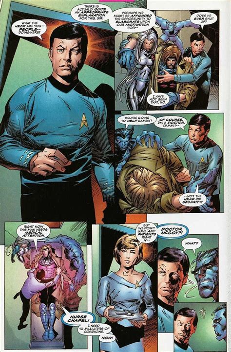 A Star Trek X Men Crossover Whut I Swear They Must Have Done It Just