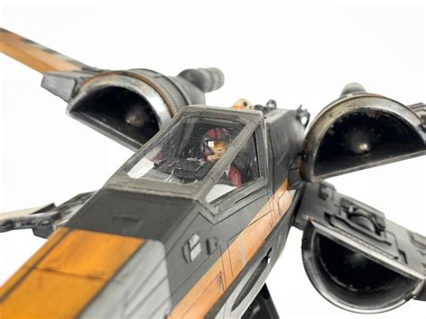 Lot - STAR WARS THE LAST JEDI RESISTANCE T-70 X-WING BLACK 1 " POE ...