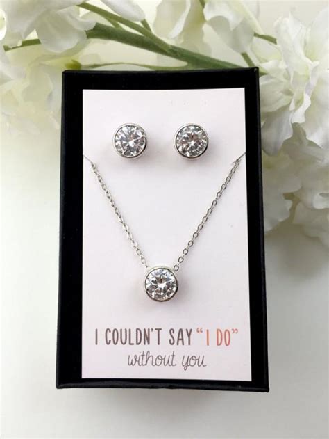 Bridesmaid Jewelry Set, Personalized Bridesmaids Gifts, Gifts For ...